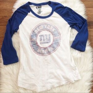 New York Giants Football Three Quarter sleeve top
